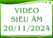 Video siêu âm ngày 20/11/2024